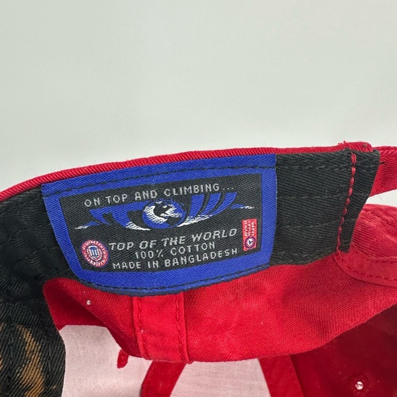 NC State Wolfpack Custom Upcycled Bleached Dad Hat OS - Picture 7 of 7